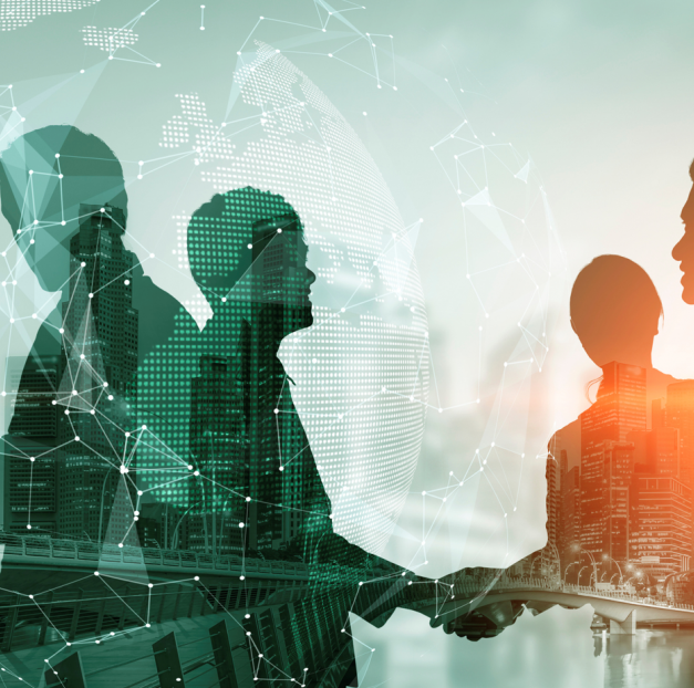 group of people shaking hands 